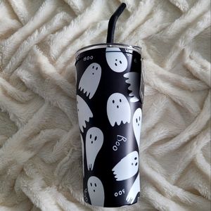 🚫SOLD🚫Boo Ghost Stainless Steel Tumbler 30oz  Viral TikTok Ghost Tumbler